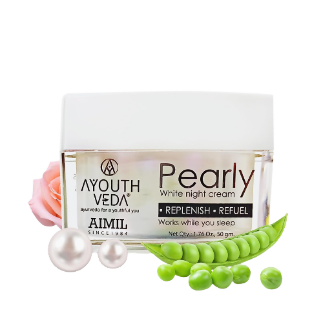 Ayouthveda Pearly White Night Cream TrueCure