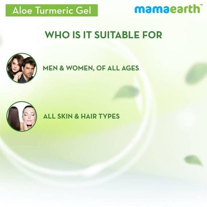 Mamaearth Aloe Turmeric Gel For Skin & Hair