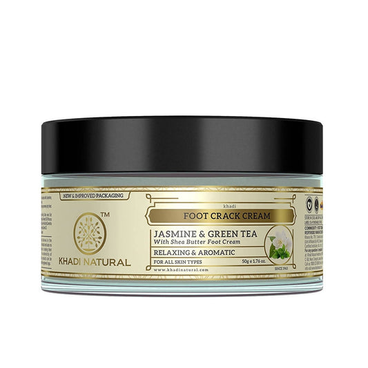 Buy Khadi Natural Jasmine & Green Tea Foot Crack Cream Online in USA from Chaijava. Fast shipping available.