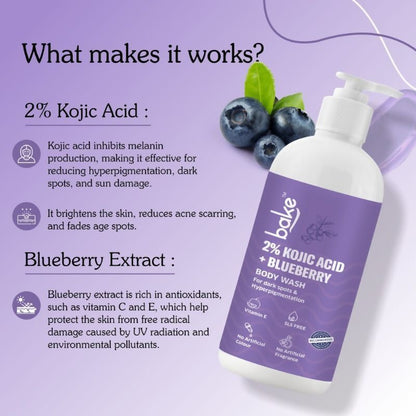 Bake 2% Kojic Acid Body Wash