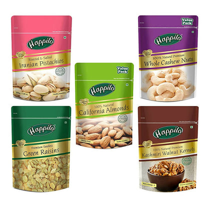 Happilo Premium Healthy Monthly Dry Fruits Combo TrueCure