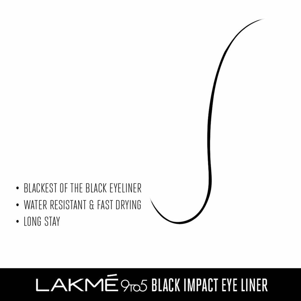 Lakme 9To5 Impact Eye Liner - Black