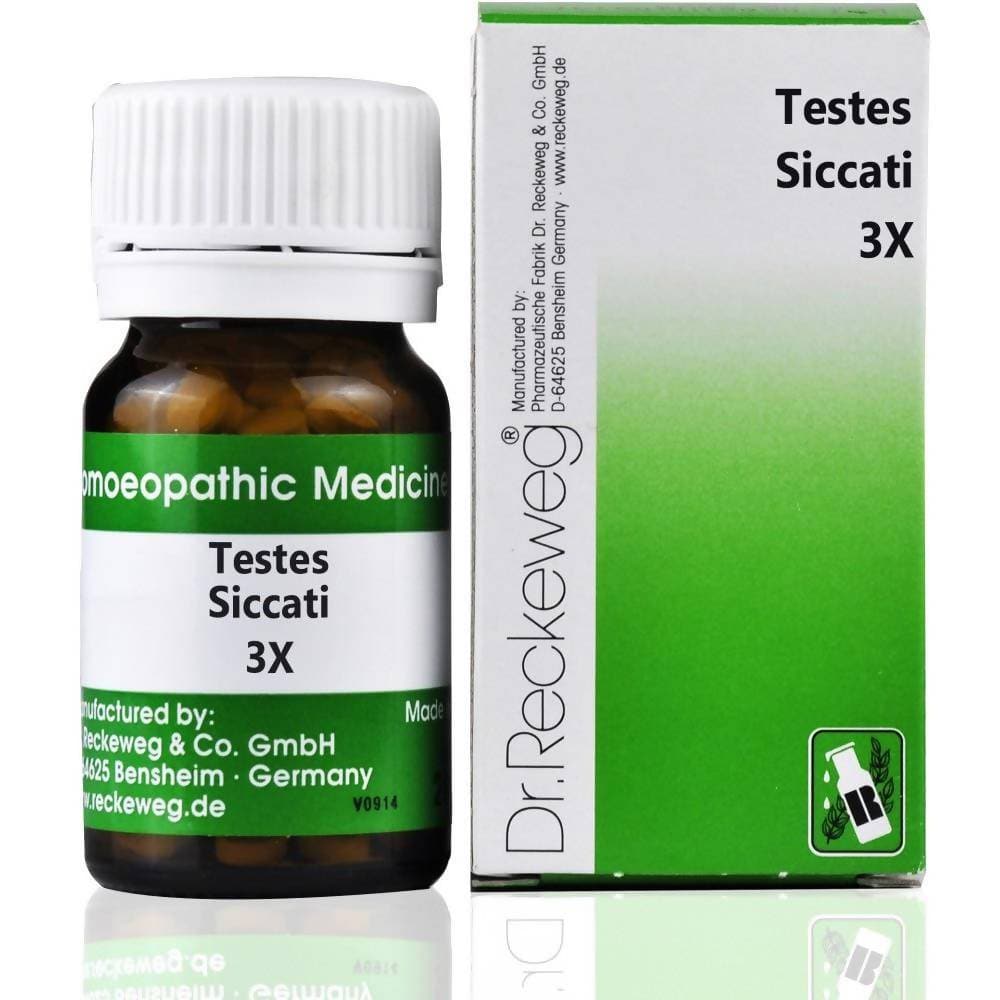 Dr. Reckeweg Testes Siccati Trituration 3X Tablet