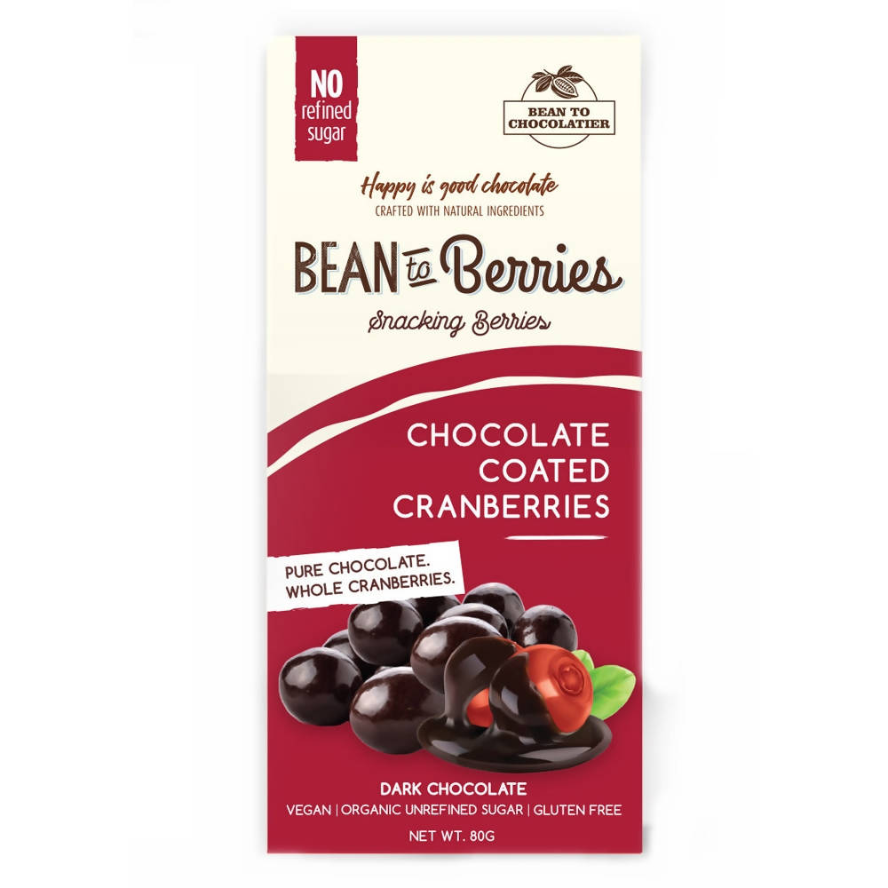 Pink Harvest Bean To Berries Chocolate Coated Cranberries TrueCure