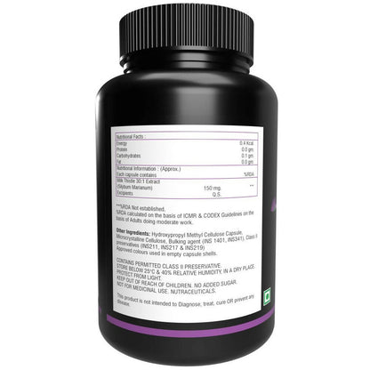 NutritJet Milk Thistle Veg Capsules