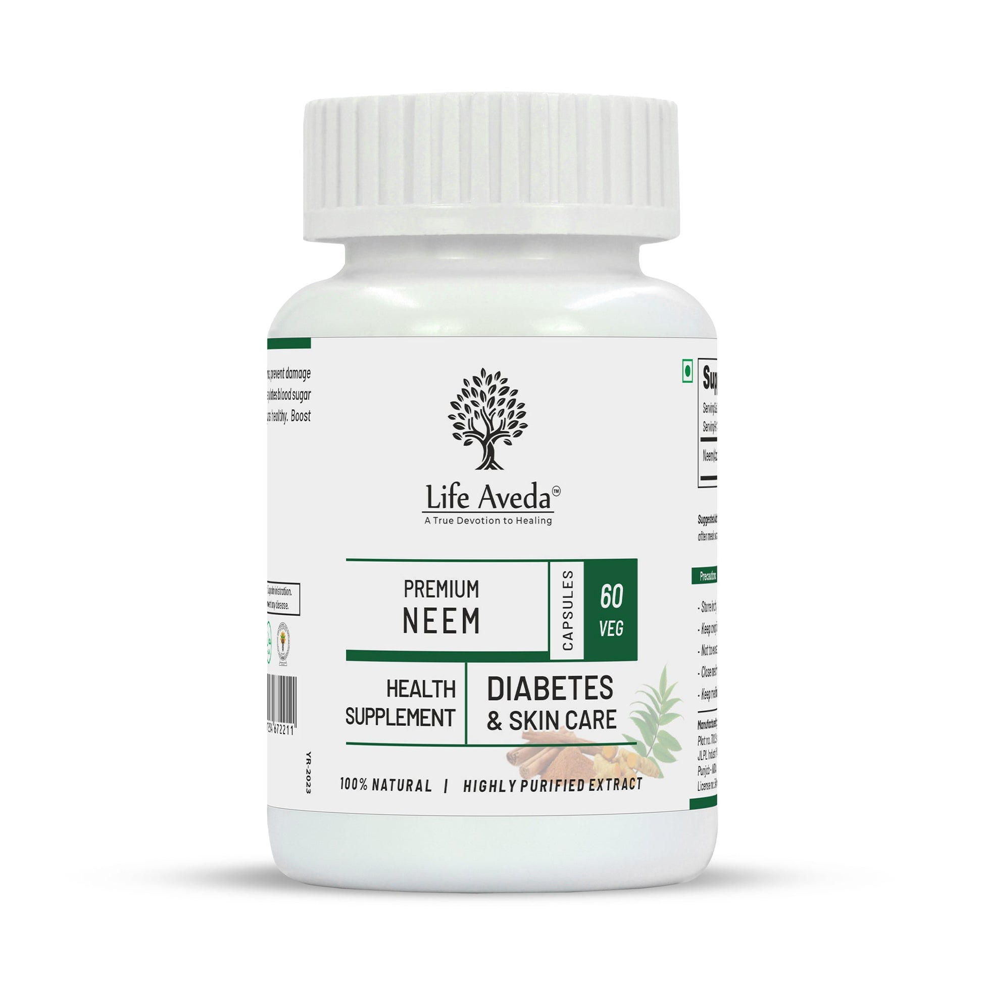 Life Aveda Premium Neem Capsules  