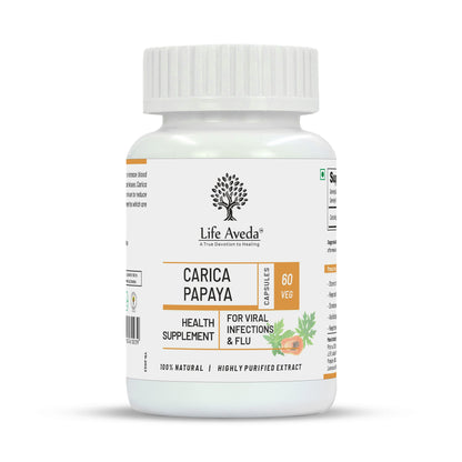 Life Aveda Carica Papaya Capsules 