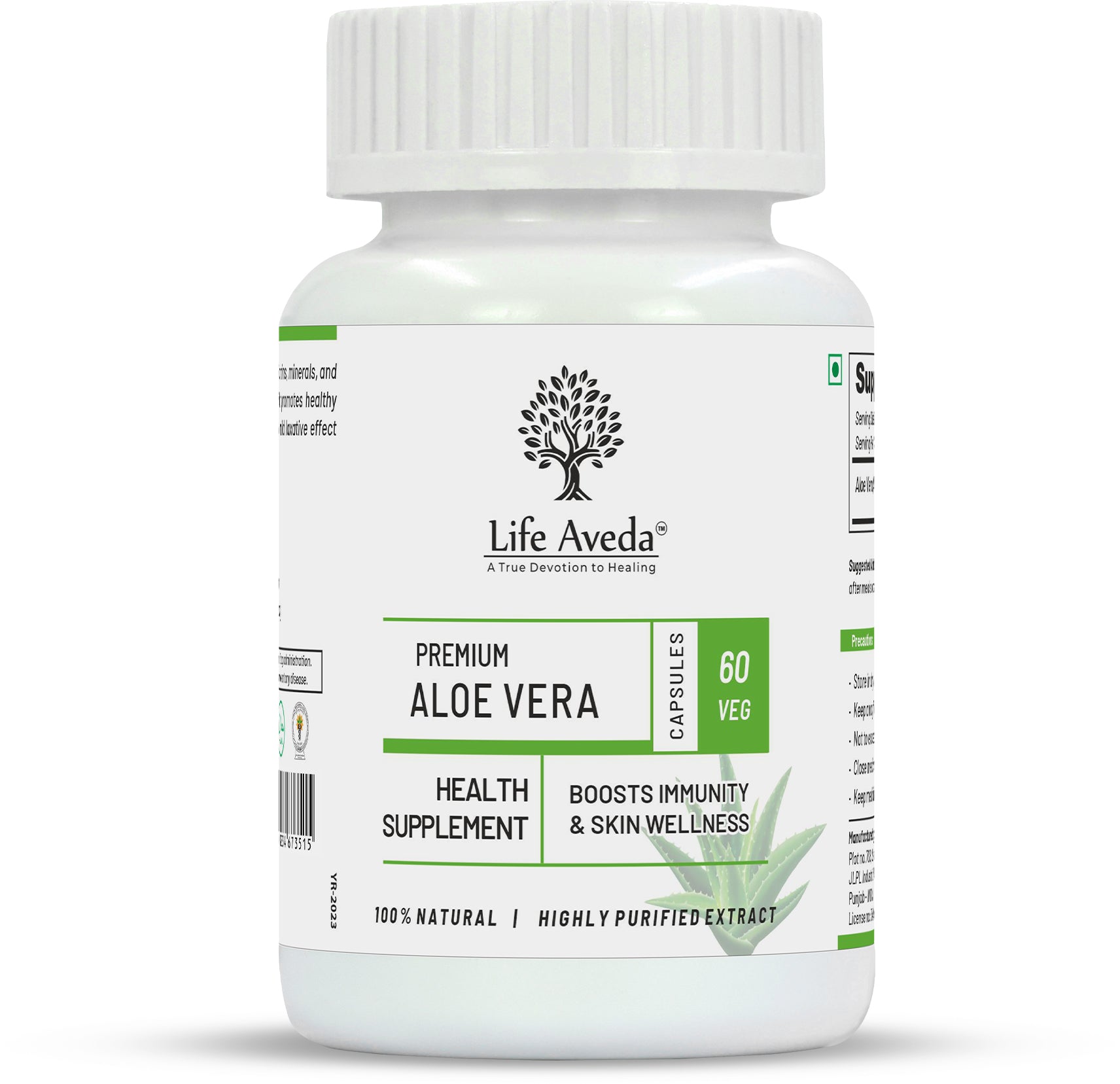 Life Aveda Premium Aloe Vera Capsules 