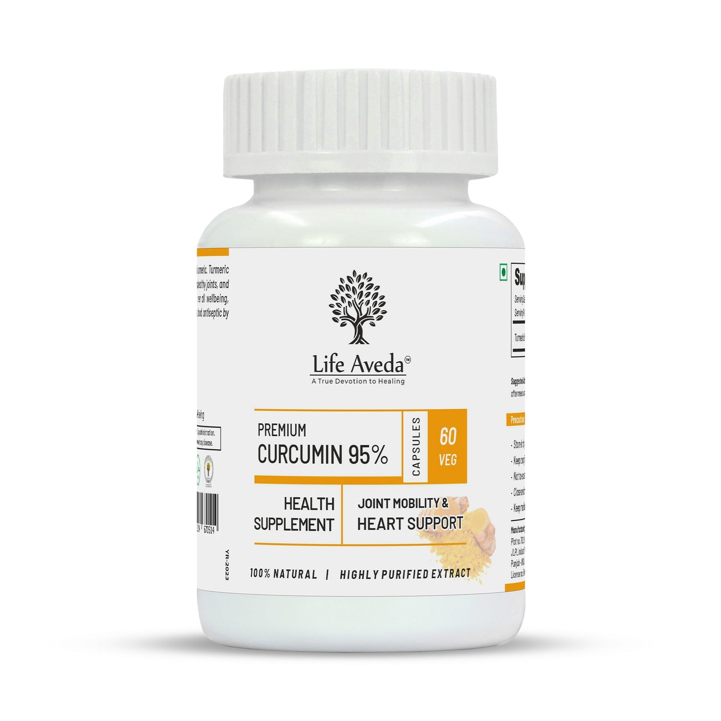 Life Aveda Premium Curcumin 95% Capsules  