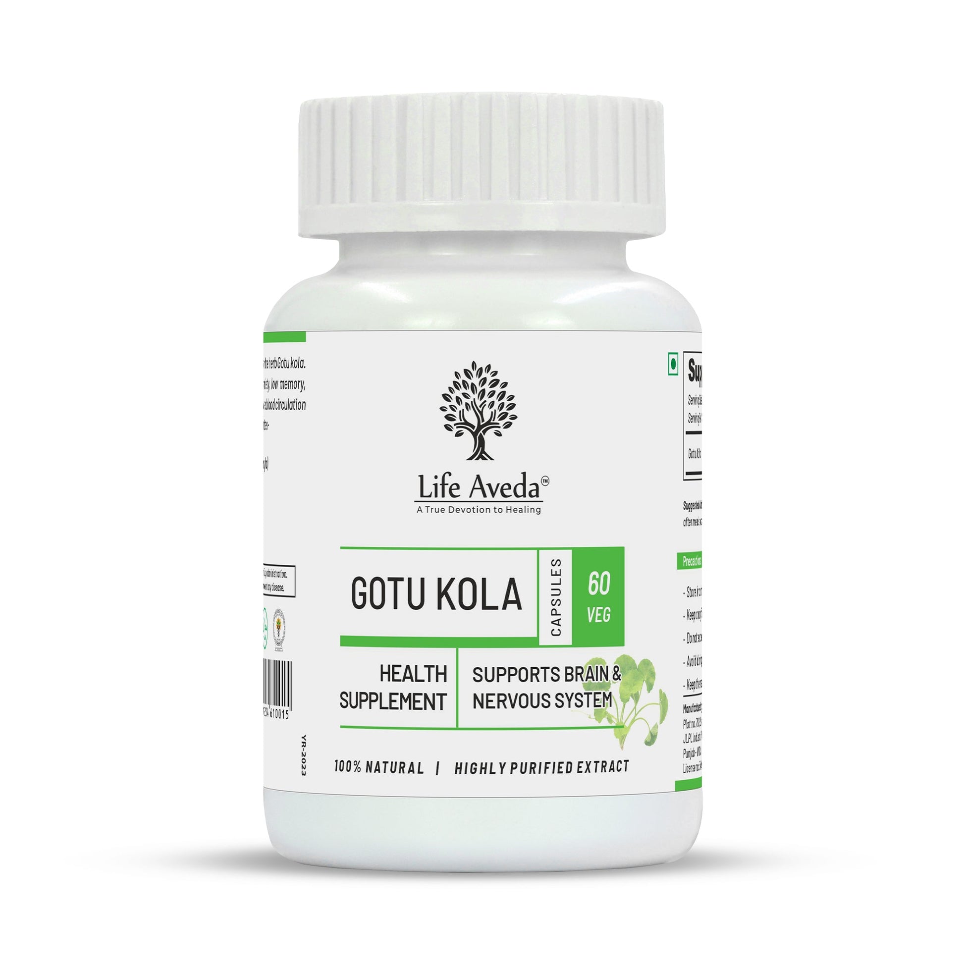 Life Aveda Gotu Kola Capsules  