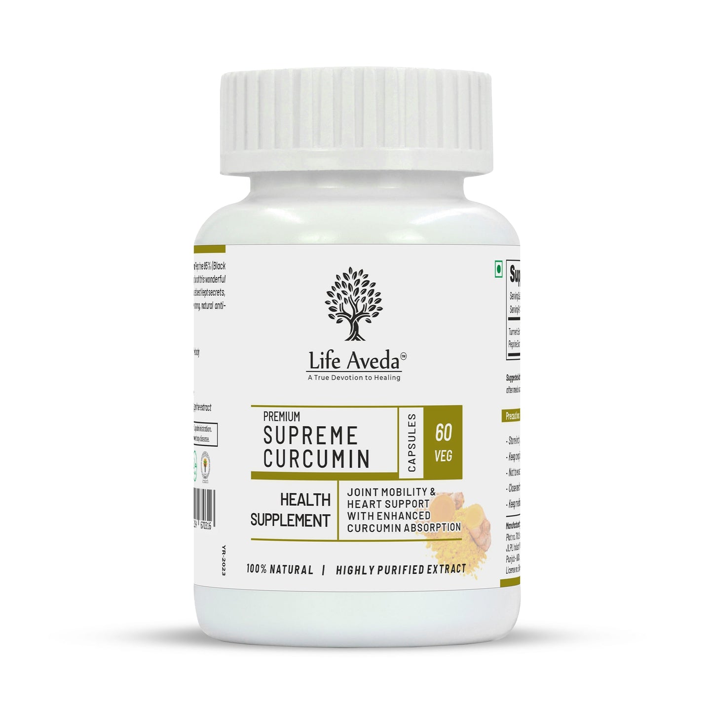 Life Aveda Premium Supreme Curcumin Capsules  