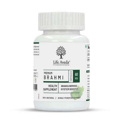 Life Aveda Premium Brahmi Capsules 