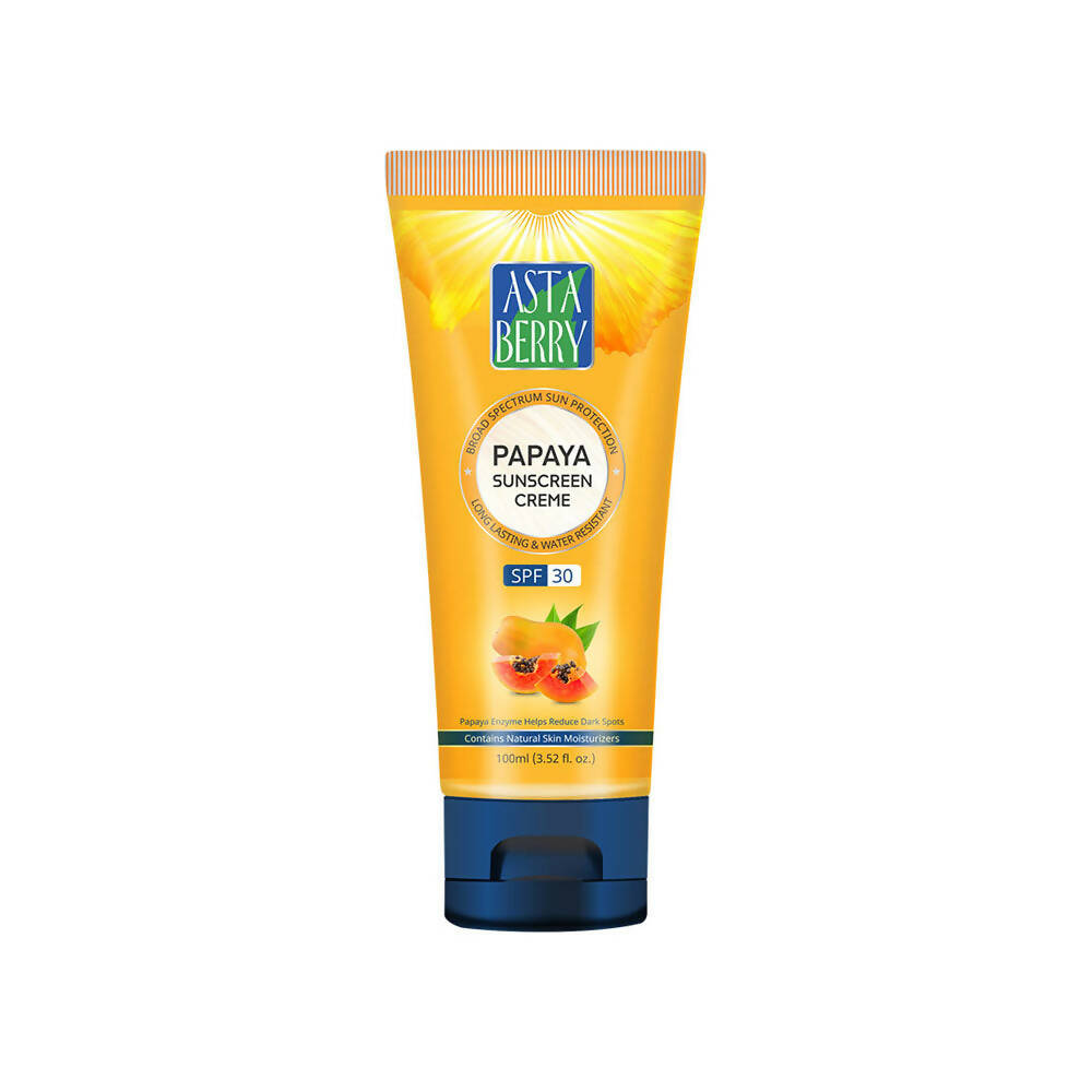 Astaberry Papaya Sunscreen Creme SPF 30 TrueCureN