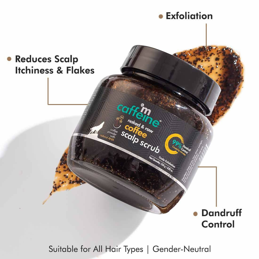 mCaffeine Raw Coffee Scalp Scrub