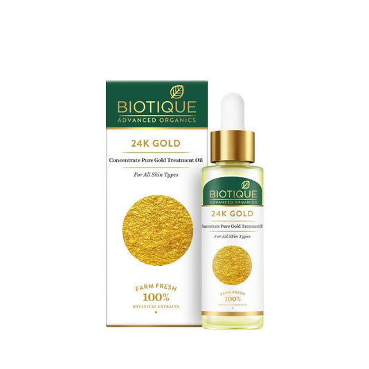 Biotique Advanced Organics 24K Gold Concentrate Pure Gold Treatment Oil TrueCure