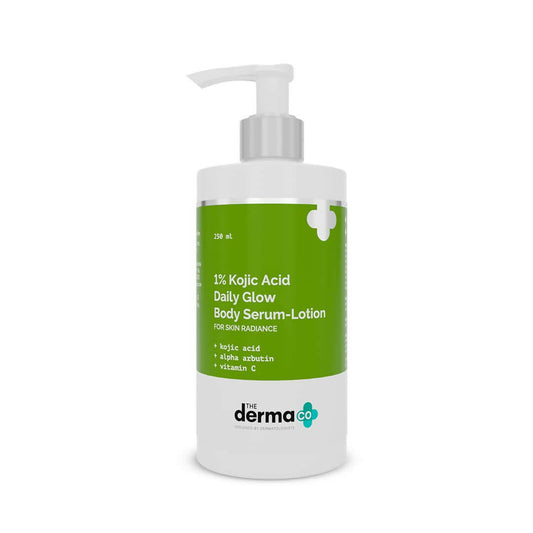 The Derma Co 1% Kojic Acid Daily Glow Body Serum Lotion 