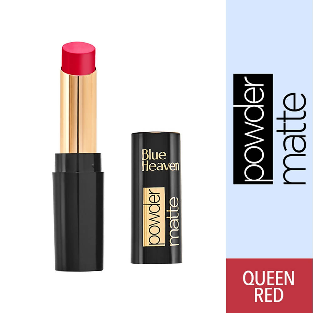 Blue Heaven Powder Matte Lipstick Queen Red