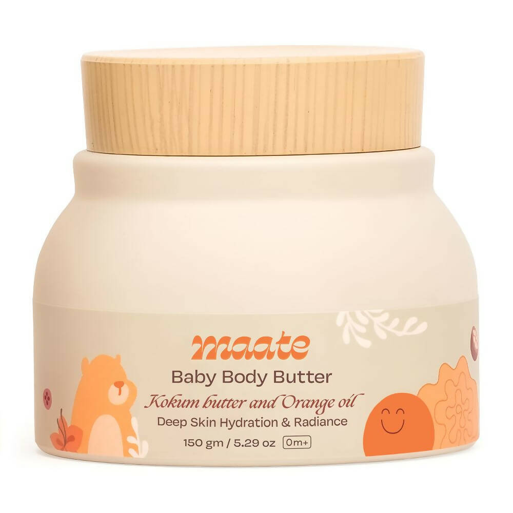 Maate Baby Body Butter Enriched with Pure Kokum Butter and Saffron Oil, Australia, Canada 