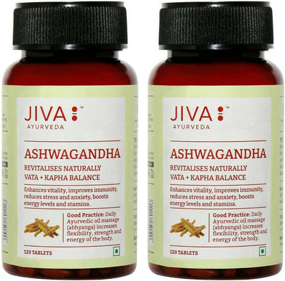 Jiva Ayurveda Ashwagandha Tablets  