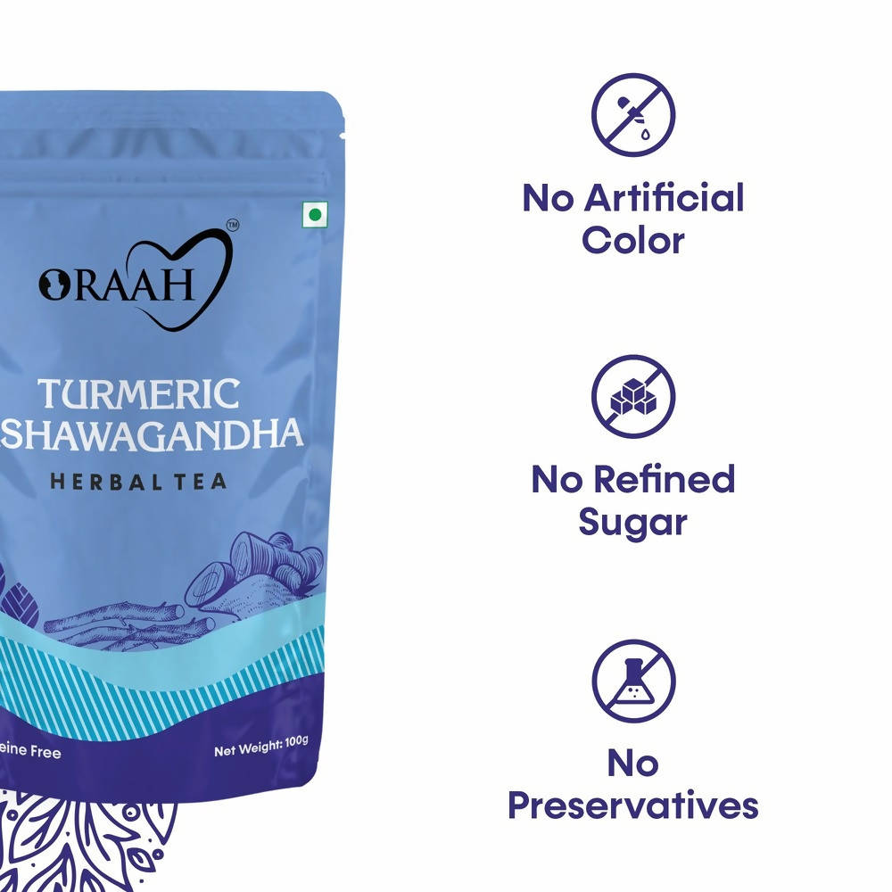 Oraah Turmeric Ashwagandha Herbal Tea