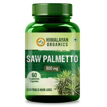 Himalayan Organics Saw Palmetto 800 mg Vegetarian Capsules  