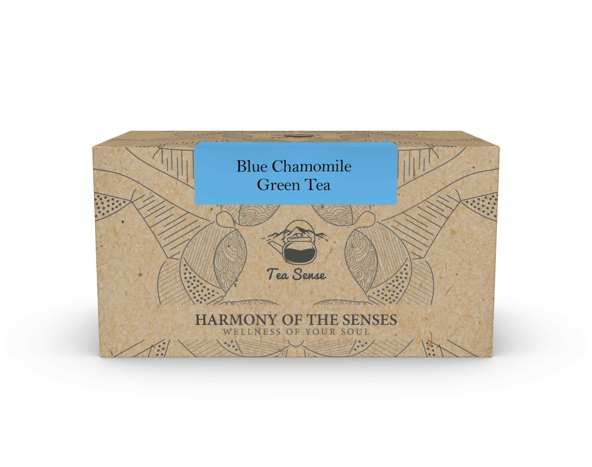 Tea Sense Blue Chamomile Green Tea Bags Box 