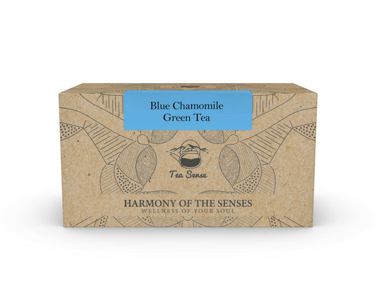 Tea Sense Blue Chamomile Green Tea Bags Box 