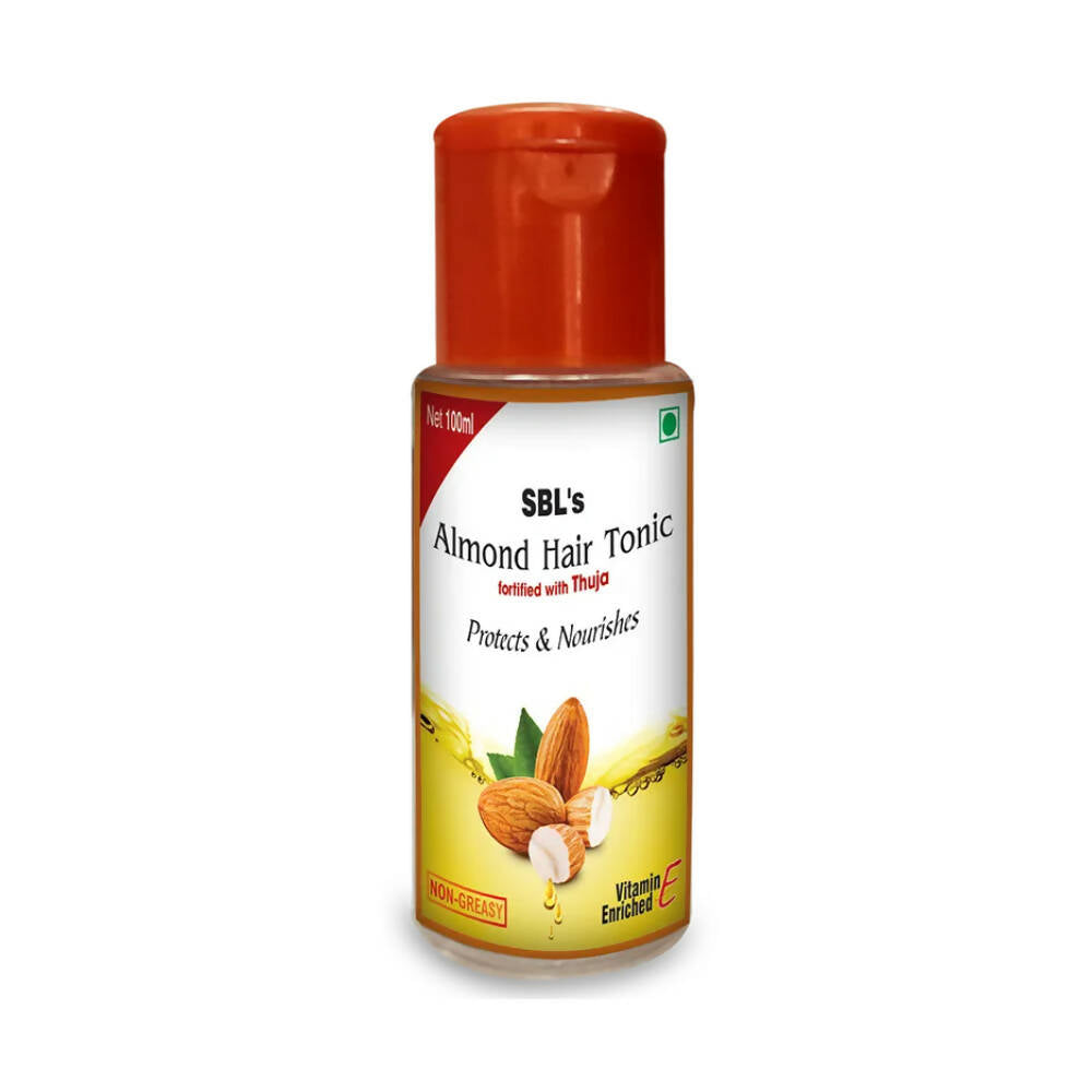 SBL Homeopathy Almond Hair Tonic Fortified With Thuja Oil TrueCureN