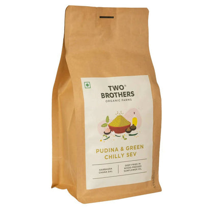 Two Brothers Organic Farms Pudina & Green Chilly Sev - Drmedicart