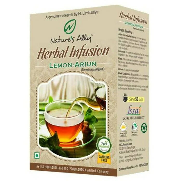 Natures Ally Lemon-Arjun Herbal Infusion TrueCure