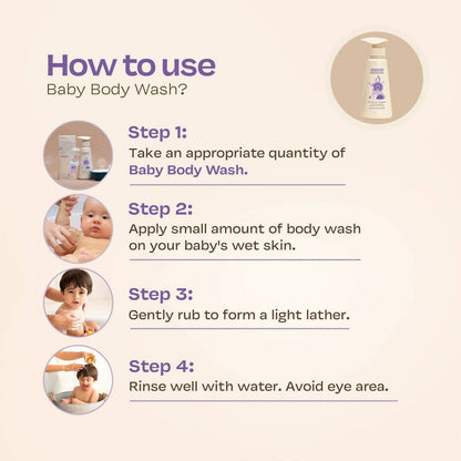 Maate Baby Body Wash | Soft & Supple Baby Skin with Extra Mild Natural Baby Wash