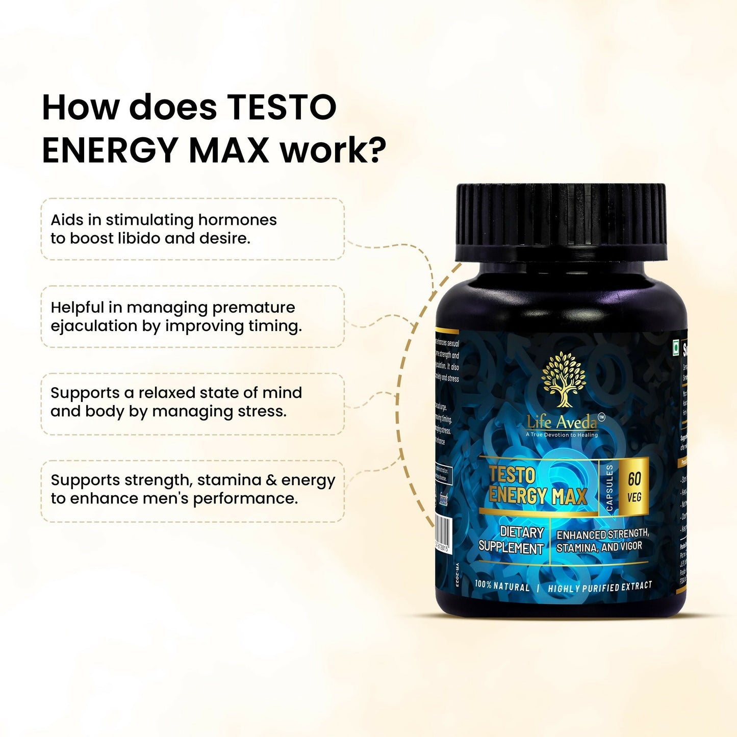 Life Aveda Testo Energy Max Capsules