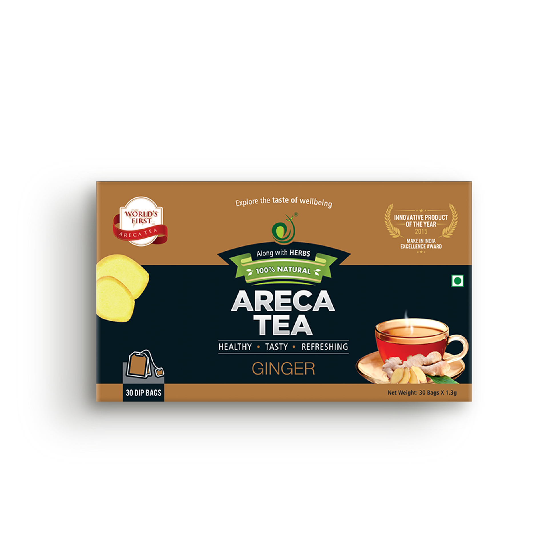 Green Remedies Areca Tea Ginger TrueCure