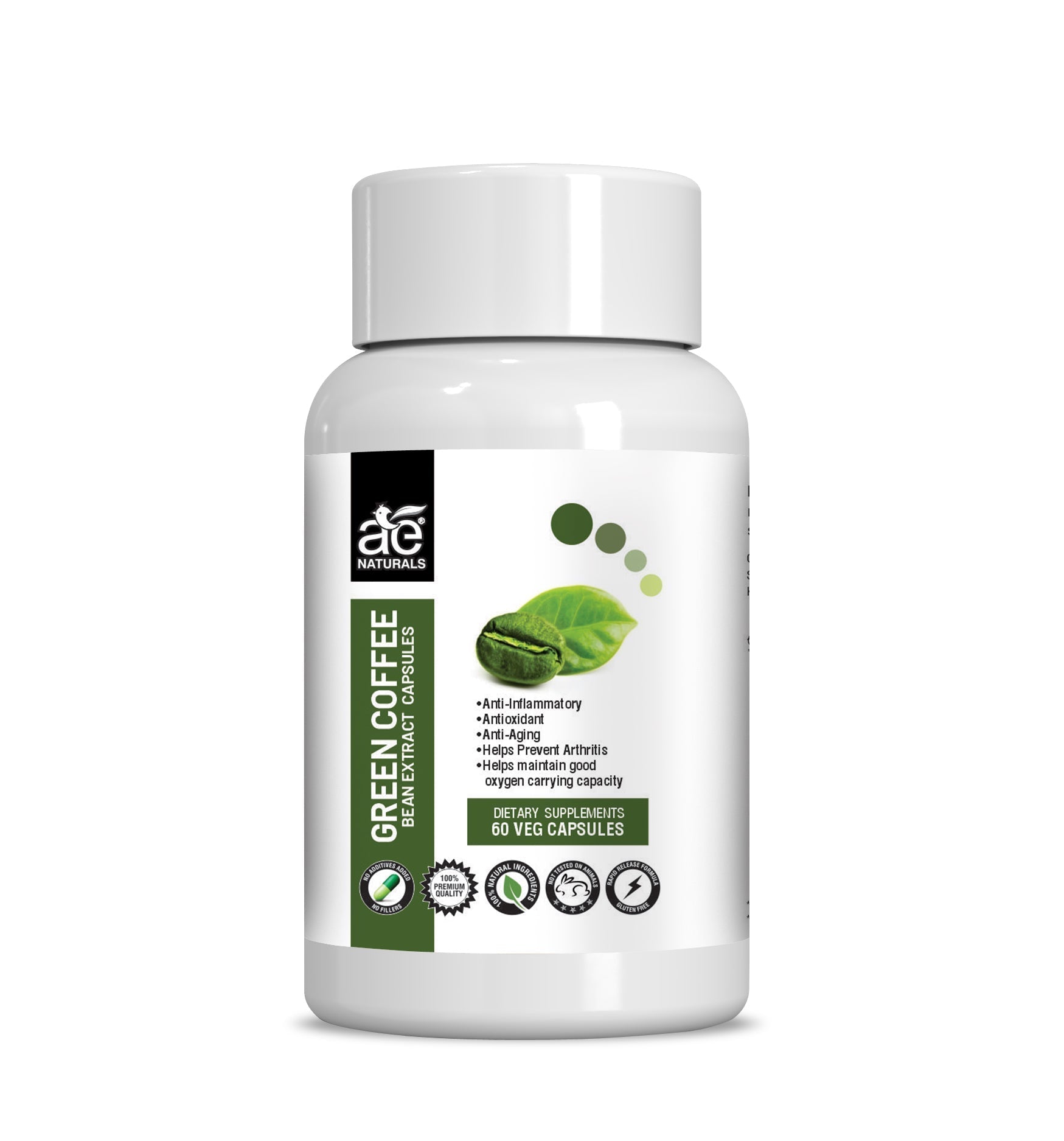 Ae Naturals Green Coffee Bean Extract Capsules  