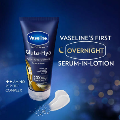 Vaseline Gluta-Hya Overnight Radiance Serum-In-Lotion With Amino Peptide & Gluta Glow