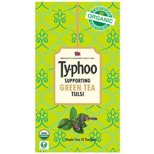 Typhoo Supporting Tulsi Green Tea Bags   