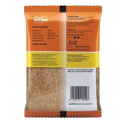 Pro Nature Organic Fenugreek (Methi)