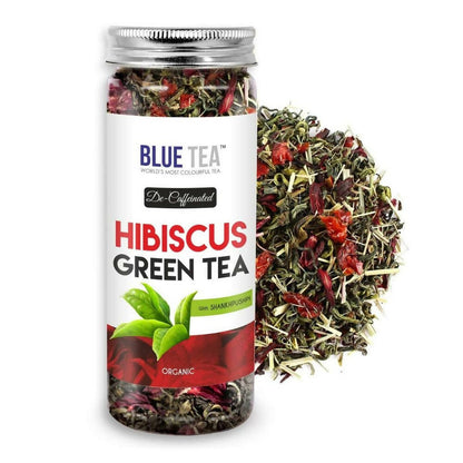 Blue Tea Organic Hibiscus Green Tea 