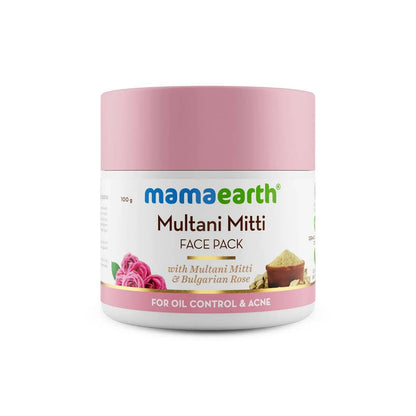 Mamaearth Multani Mitti Face Pack with Multani Mitti and Bulgarian Rose