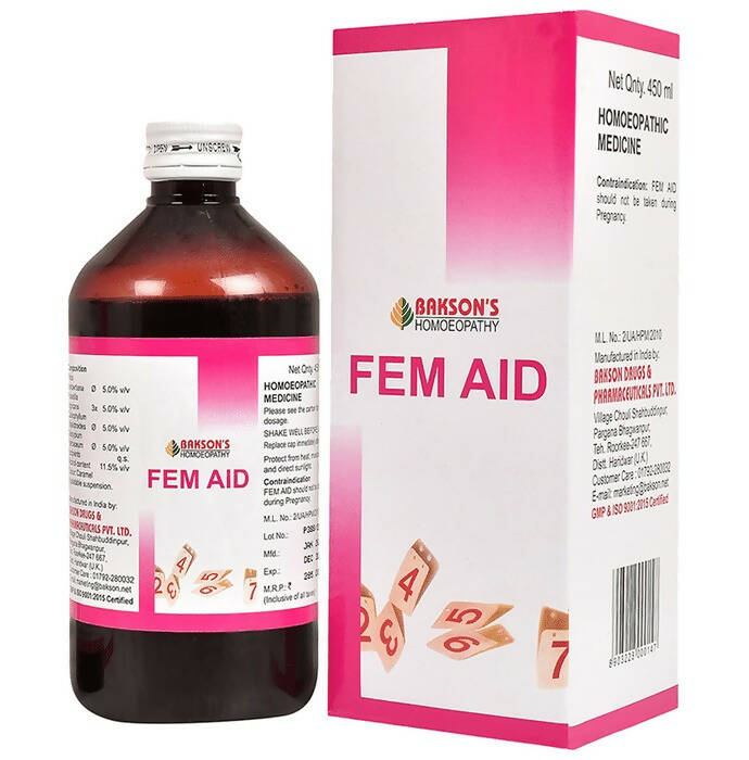 Bakson's Homeopathy Fem Aid Syrup 