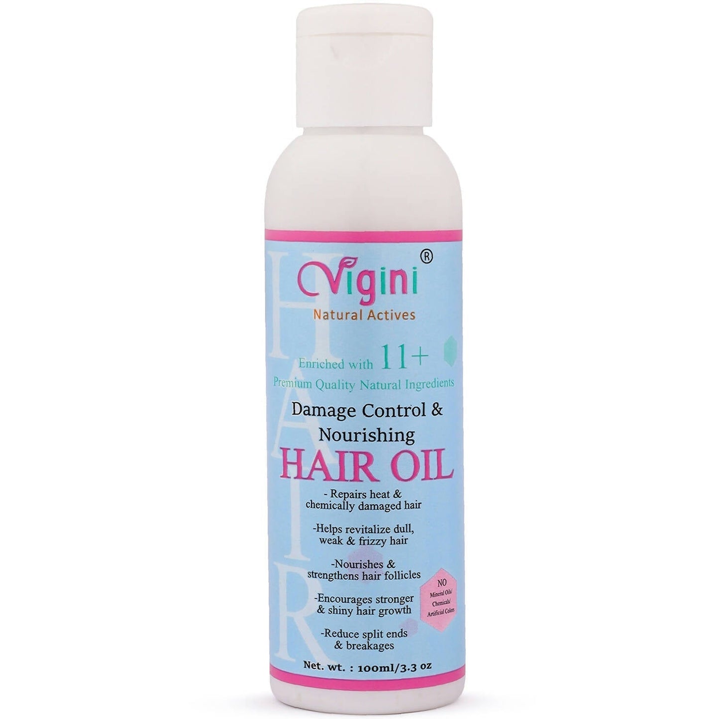 Vigini Damage Repair Nourishing Hair Care Tonic Oil with Keratin, Brahmi, Coconut Oil TrueCureN