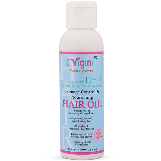 Vigini Damage Repair Nourishing Hair Care Tonic Oil with Keratin, Brahmi, Coconut Oil TrueCureN