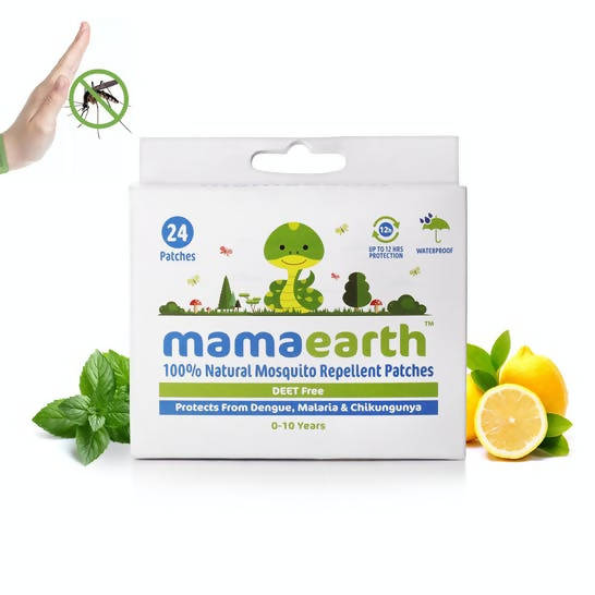 Mamaearth Natural Repellent Mosquito Patches for Babies, 24 pcs