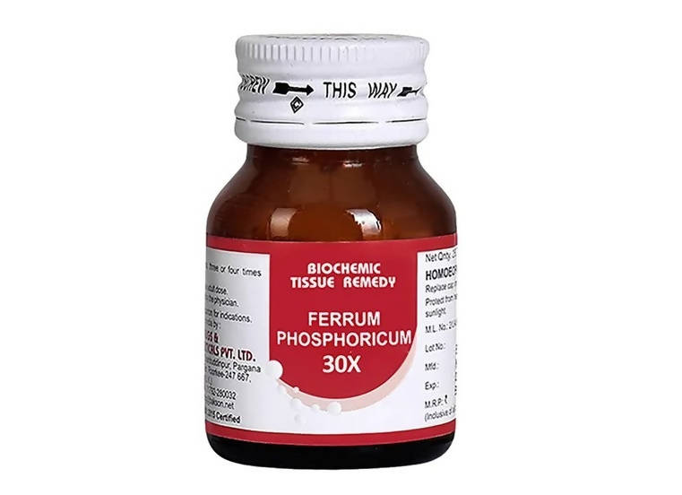 Bakson's Homeopathy Ferrum Phosphoricum Biochemic Tablets