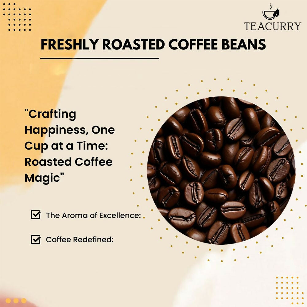 Teacurry Arabica Roasted Coffee Bean (Whole Bean, Medium Roasted)