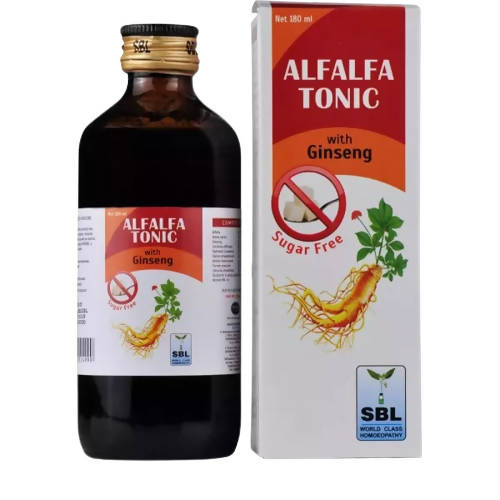 SBL Homeopathy Alfalfa Tonic with Ginseng Sugar Free TrueCure