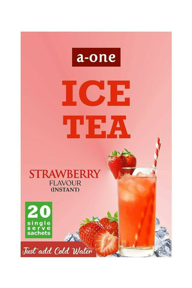 A-One Ice Tea Strawberry Flavour Instant