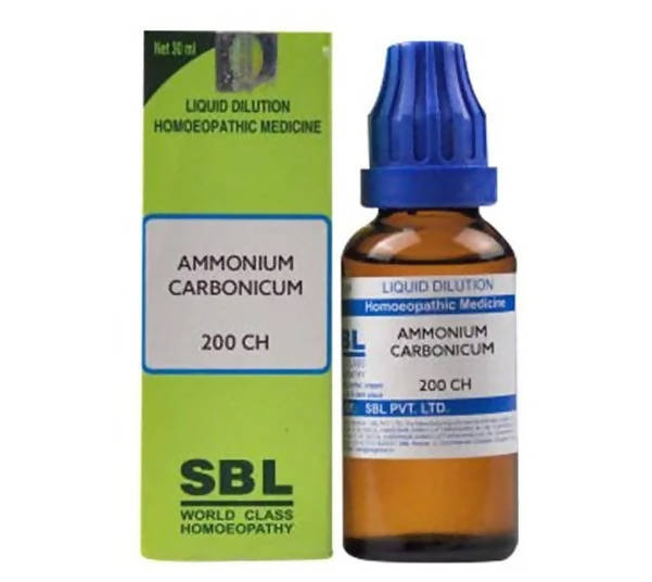 SBL Homeopathy Ammonium Carbonicum Dilution TrueCure