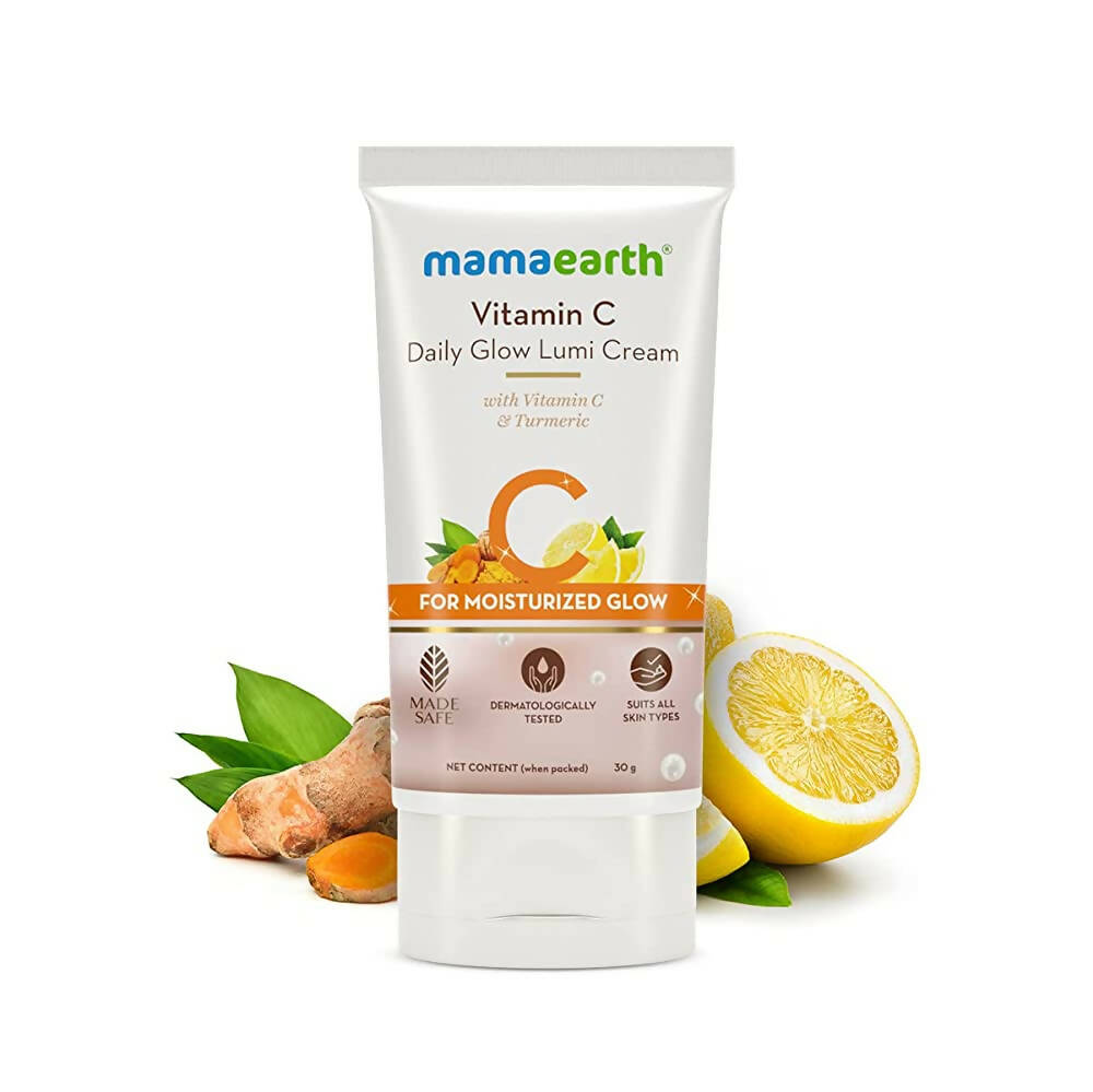 Mamaearth Vitamin C Daily Glow Lumi Cream for Highlighter Like Glow