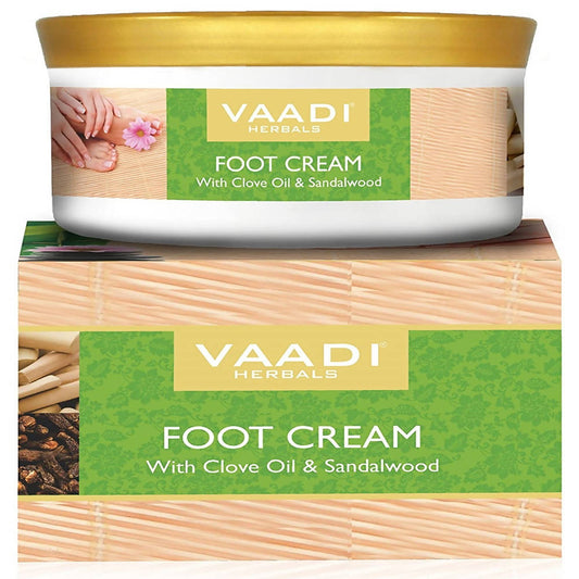 Vaadi Herbals Foot Cream With Clove Oil & Sandalwood TrueCure